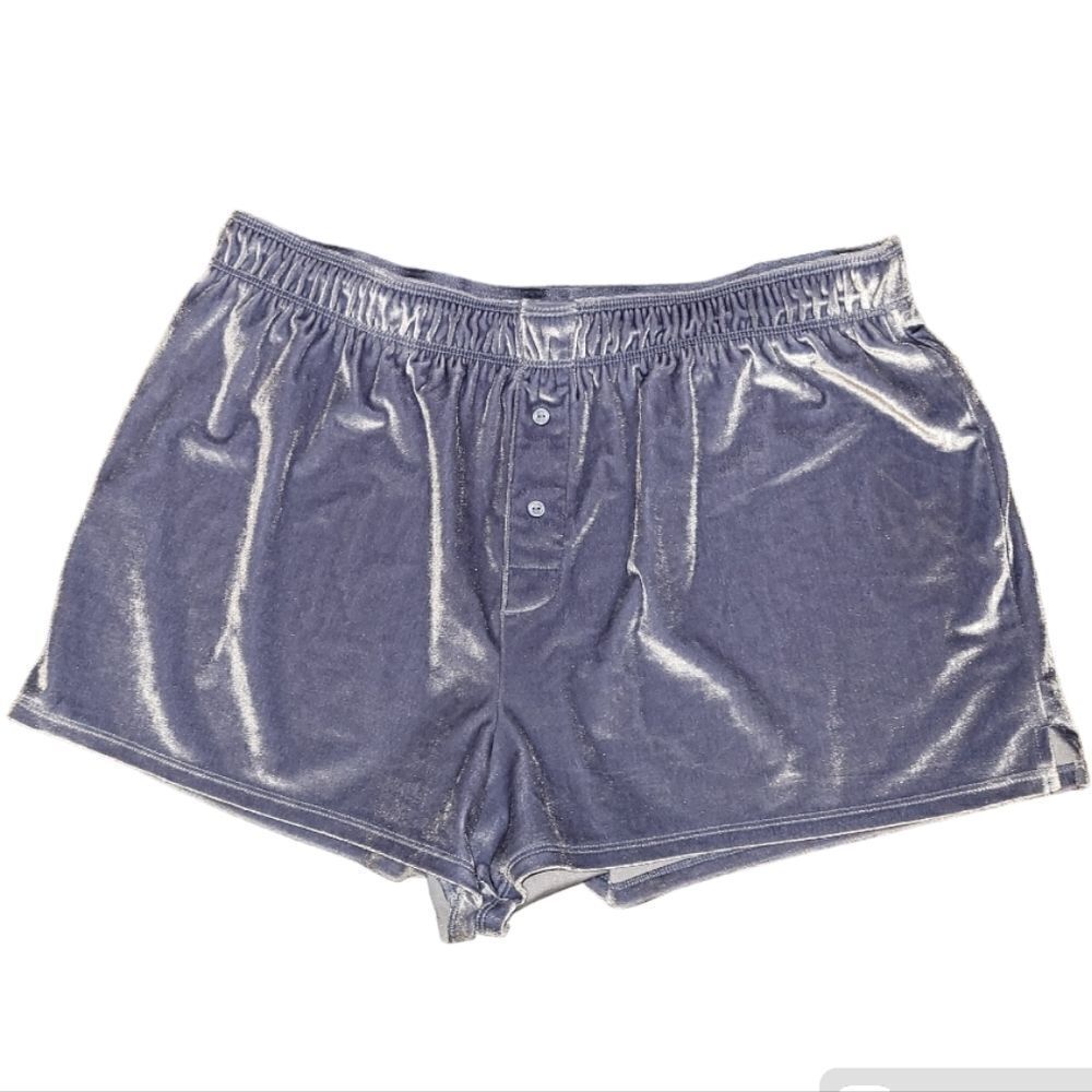 Victoria's Secret PINK Velour Velvet Sleepwear Shorts Pull On Women's Size M